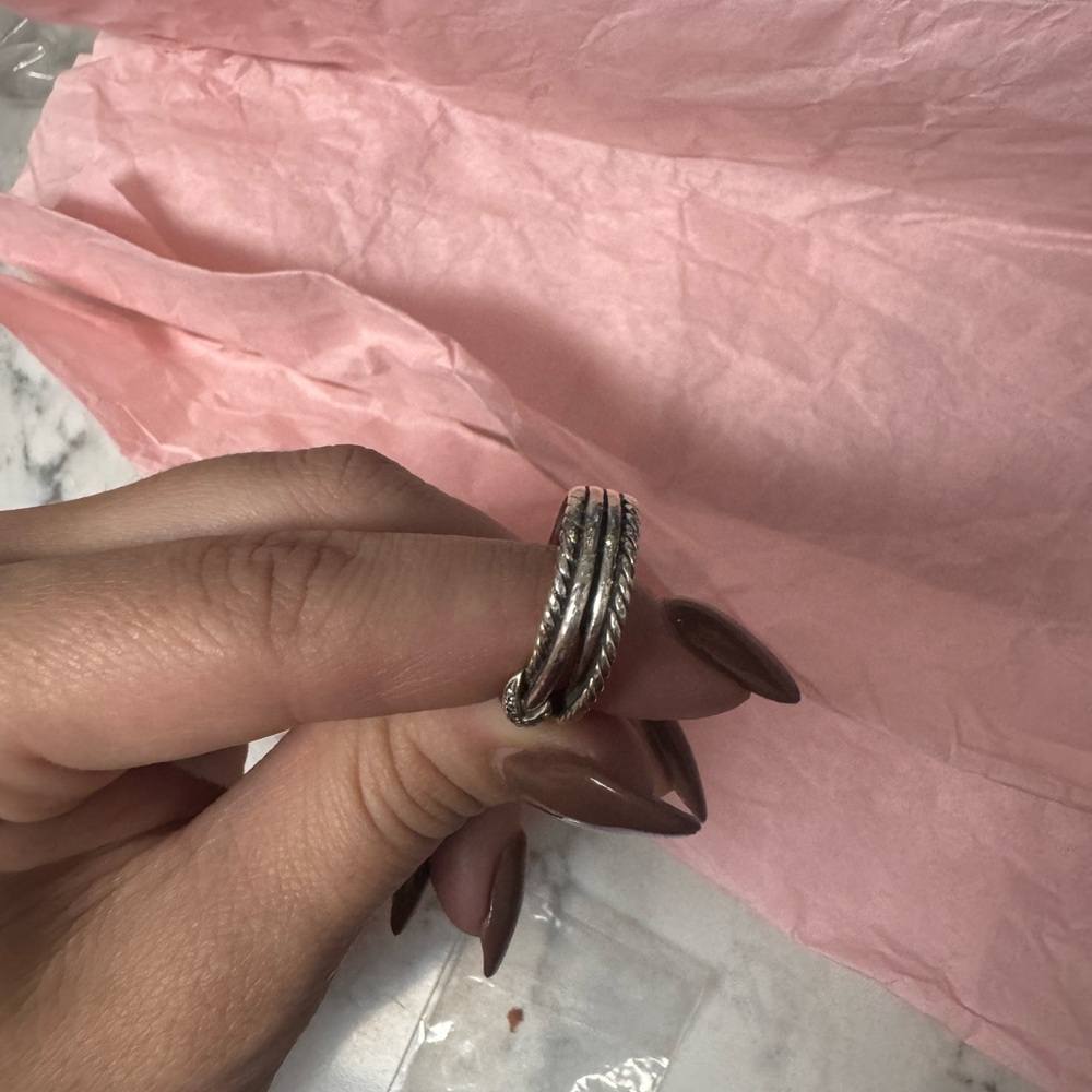 X CROSSOVER BAND RING - Picture 5 of 6